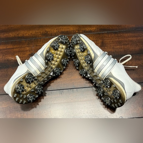 Adidas Tour 360 White Golf Shoe (WIDE) - Picture 3 of 4